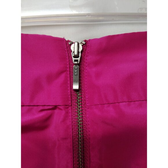 Banana Republic Womens Fuchsia Taffeta Skirt Size 8 - Picture 4 of 9